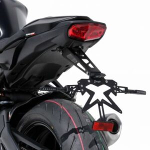 SUP10 Support de plaque alu noir bras Ermax