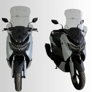 Pare brise scooter haute protection (68cm + protections de mains + kit fix) N MAX 2025/2026