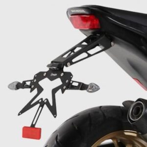 SUP10 Support de plaque alu noir bras Ermax