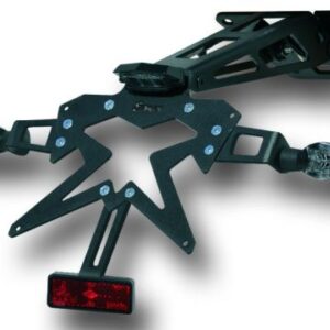 SUP10 Support de plaque alu noir bras Ermax