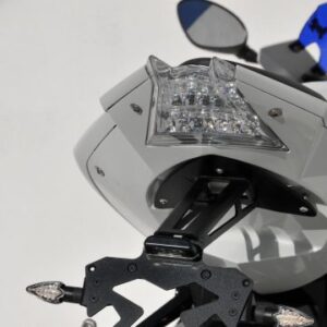 SUP10 Support de plaque alu noir bras Ermax