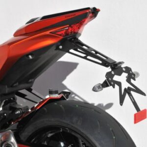 SUP10 Support de plaque alu noir bras Ermax