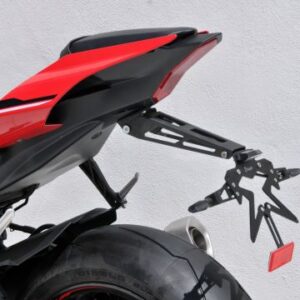 SUP10 Support de plaque alu noir bras Ermax