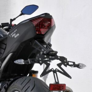 SUP10 Support de plaque alu noir bras Ermax