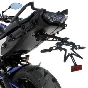SUP10 Support de plaque alu noir bras Ermax