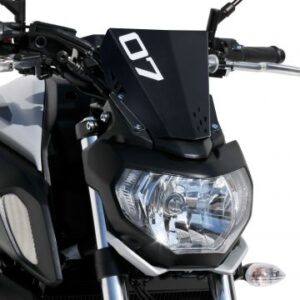 saute vent sport en aluminium anodisé pour MT07 2018/2020