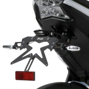 SUP10 Support de plaque en aluminium noir bras Ermax