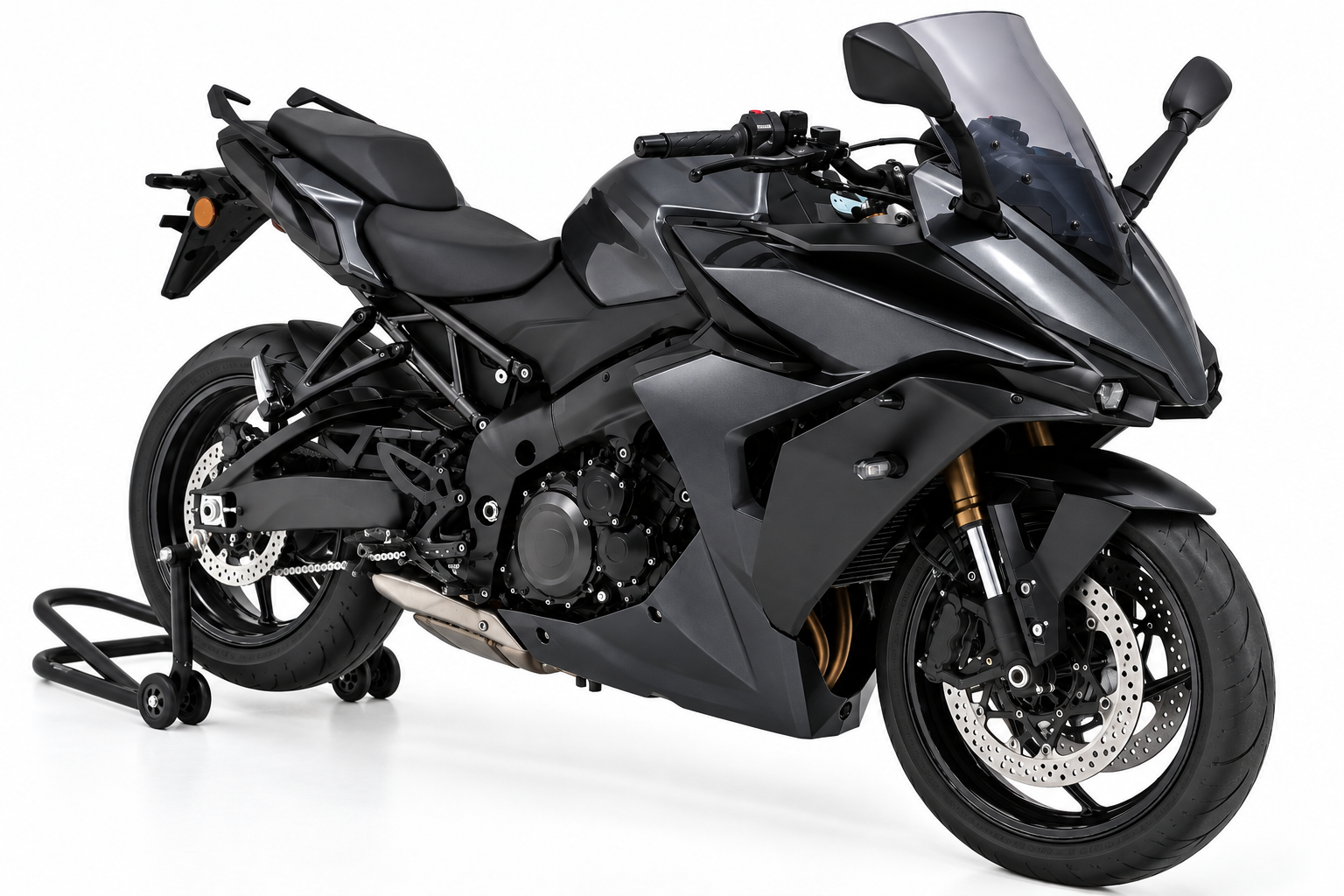 SUZUKI - GSX S 1000 GT équipée d’accessoires ERMAX